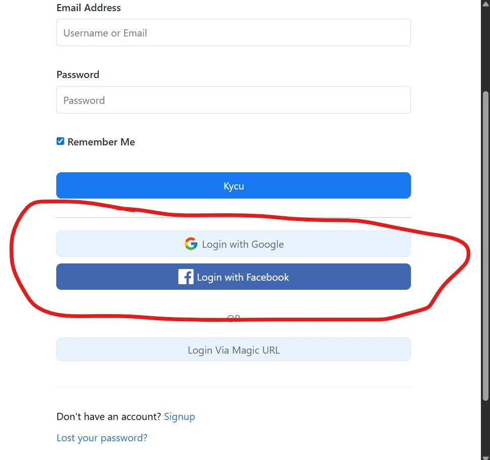 Si ju duket kycja (login) me Facebook dhe/ose Google ?
